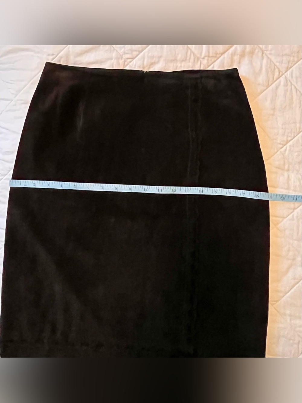 Vintage Danier Suede Maxi Skirt Black - Picture 7 of 8